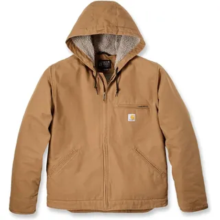 CARHARTT Sherpa Lined Jacke Brown L