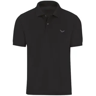 TRIGEMA Poloshirt schwarz 5XL