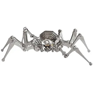 Mechanische, Faltbare Steampunk-tischuhr Mit Spinnenmotiv, Aus Edelstahl Und Eisen, Insektenmodell