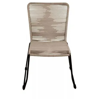 Liadomo Gartenstuhl Isra, Rope Chair, stapelbar, in drei Farben zur Auswahl grau