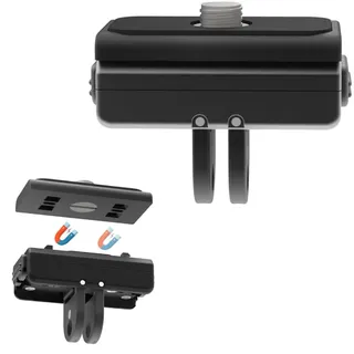 BeisDirect Magnetisches Schnellverschluss-Kit für Insta360 X4/X3, Panorama-Kamera-Montageadapter, konvertiert 6,35 mm Gewinde Kamera-Zubehör für Insta 360 Ace/Ace Pro/ONE X2/X/ONE RS/R