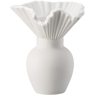 Rosenthal Falda Weiß matt Vase 10 cm