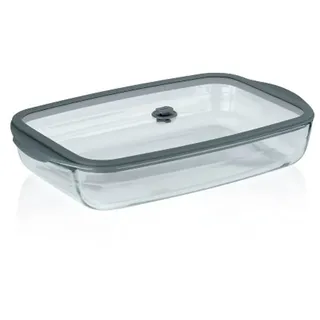 Kela Frischhaltedose rechteckig transparent 39 x 24 x 7,5 cm 3,5 l