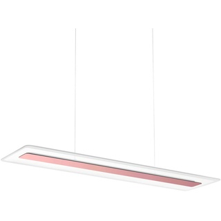 LED-Hängeleuchte Antille, Glas, rechteckig, kupfer
