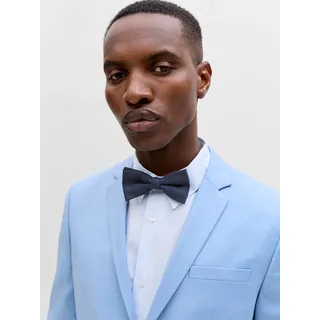 JACK & JONES Fliege JACK & JONES "JACSOLID STRUCTURED BOWTIE SN", Herren, blau (navy blazer), Web, Kunstfaser, unifarben, Fliegen, Kunstfaser