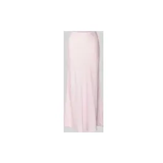 VILA Maxirock Damen Hellrosa Satin 40