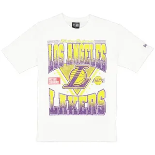 New Era T-Shirt T-Shirt New Era NBA Los Angeles Lakers weiß XXL