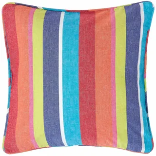 Homescapes Kissenbezug Gestreift 45 x 45 cm Mehrfarbig