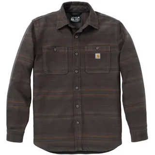 CARHARTT Everett Loose LS Plaid Hemd Dunkelbraun L