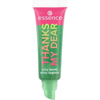 Essence SAY IT WITH JUICY THANKS MY DEAR juicy bomb shiny Lipgloss 03 Glowy Gummy 10 ml