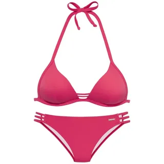 Bruno Banani Triangel-Bikini Damen rot 34 Cup B
