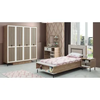 xl moebel gmbh Schlafzimmer Sets Jugendbett Kinderbett Set 5tlg Bett modern