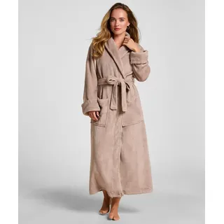 Hunkemöller Bademantel Soft Fleece Bathrobe Beige M