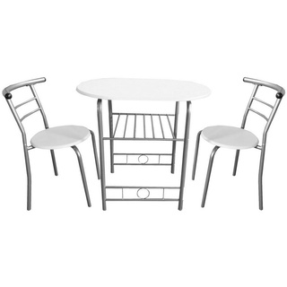 HTI-Line Küchentisch Tischgruppe Merit, Tischgruppe weiß
