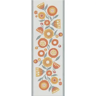 ekelund master weavers 1692 Tischläufer Solblomma 35x100 cm, Pixel gewebt (6-farbig) gelb