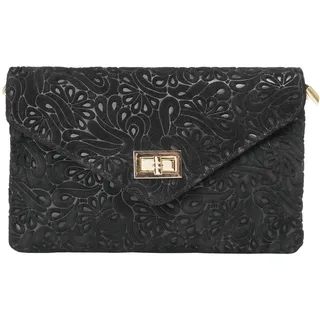 Samantha look Abendtasche Leder Black