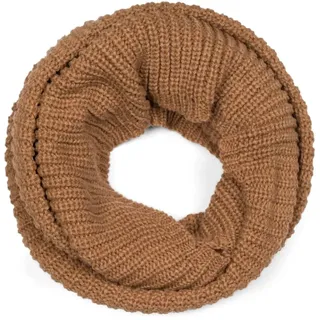 styleBREAKER Strick Loop Schal in Camel | Gr.: onesize