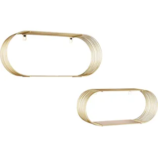 Mirrors and More Wandregal Joyce 43 x 18 x 10 cm Gold