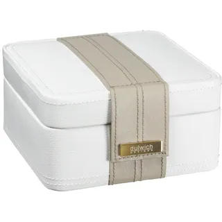 Dulwich Ohrring Leder Schmuckbox Creme zweifarbig luxuriös Kollektion 71035
