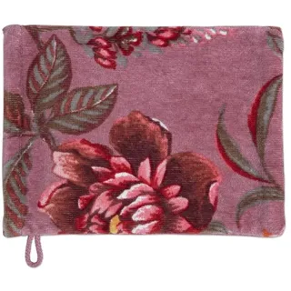 Pip Studio Secret Garden Waschhandschuh 16 x 22 cm rosa 3 St.