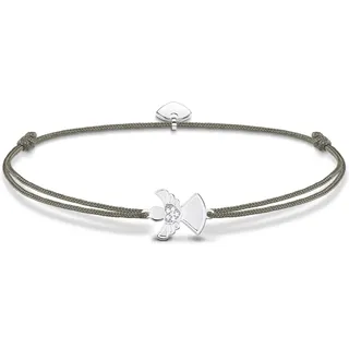 Thomas Sabo Little Secret Engel Armband grau/weiß  LS037-401-5-L20v Größe 20 cm