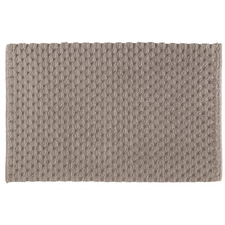 Kleine Wolke Badteppich Santiago, Farbe: Taupe, Material: 100% Baumwolle, Größe: 50x 60 cm