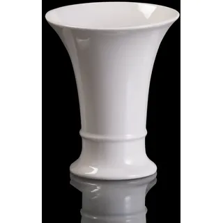 Kaiser Goebel Vase Trompete klassisch Porzellan in der Farbe Weiß, Größe: 9x9x10 cm, 14-001-63-0
