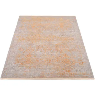 Teppich OCI DIE TEPPICHMARKE "FARBEN GRANDE" Teppiche Gr. B/L: 120 cm x 170 cm, 1 St., goldfarben (gold, creme) Esszimmerteppiche Klassisches Muster, eingefasst, in 3-D-Optik