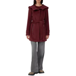 s.Oliver Wollmix-Mantel im Slim Fit mit Gürtel - 40
