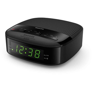 Philips Audio Radiowecker UKW Radio (Doppelter Alarm, Sleep Timer, Kompaktes Design) - TAR3205/12