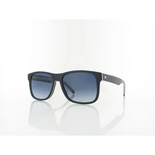 Tommy Hilfiger TH 2073/S Herren-Sonnenbrille Vollrand Quadratisch Acetat-Gestell, Blau