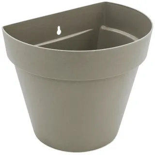 Spetebo Blumenkasten Kunststoff Wand Blumentopf für Außen 28 x 20 cm (Anzahl, 1 St., Stück), mit Aussparung zur Wandbefestigung bunt 28 cm x 23.5 cm x 20 cm