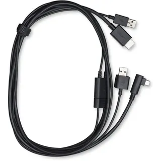 Wacom X-Shape Cable - Video / Audio / Daten / Stromkabel USB, HDMI männlich zu Stromversorgung, Digitalisiereranschluss für One Kabel, X-förmig