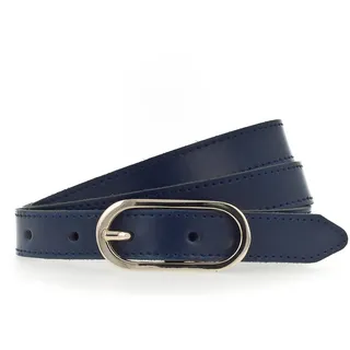 TAMARIS Damengürtel Leder 2 cm blau 95