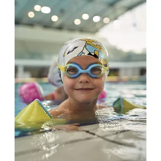 Schwimmbrille Kinder 2-5 Jahre Spider Kids - Clear-yellow-lightblue - Einheitsgröße