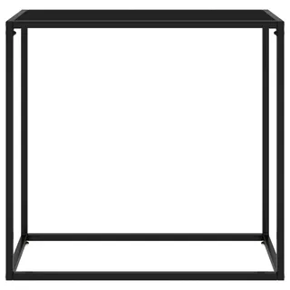 vidaXL Konsolentisch 80x35x75 cm schwarz