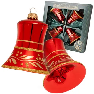 Krebs Glas Lauscha Christbaumschmuck rot, Material Glas, 6x7x6 cm, Dekoration, Weihnachtsdekoration, Weihnachtsbaumschmuck