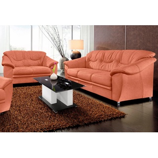 Polstergarnitur SIT&MORE Sitzmöbel-Sets Gr. H/T: 90 cm x 90 cm, Luxus-Microfaser ALTARA NUBUCK, orange (terrakotta) Couchgarnituren Sets Sitzmöbel-Sets (2-tlg.), bestehend aus je einem 2- und 3-Sitzer, inklusive Federkern