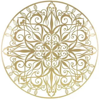 Art for the home Mandala Metall rund 80x80 cm