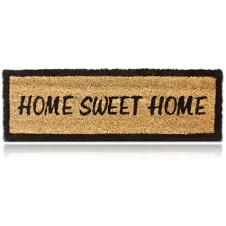 Relaxdays HOME SWEET HOME 25 x 75 cm Braun