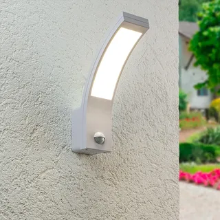 LongLife LED Wandleuchte Außenleuchte weiß 15W neutralweiß IP54 mit Bewegungsmelder Außenwandleuchte Gartenleuchte Zaunleuchte Außenbeleuchtung | LongLife LED...