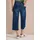 Damen Gr 31 Länge 20 blau blau Jeans 78 Baumwolle 20 Polyester 2 Elasthan unifarben kniebedeckend Jeans in 3/4-Länge