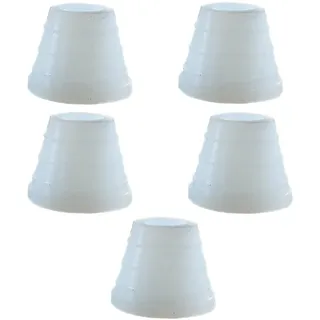 Bayli 5er Set Kopfdichtungen Shisha | Universal Dichtung für Wasserpfeife Tabakkopf | Glaskopf Gummidichtung | Transparent | Silikon Tonkopfdichtung | Ersatzdichtung für Shisha Rauchsäule Steinkopf