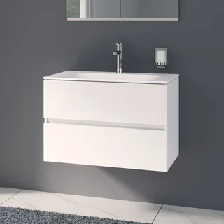 Keuco Tenos Waschtisch mit Unterschrank 80 cm, 2 Auszüge, Badmöbel,