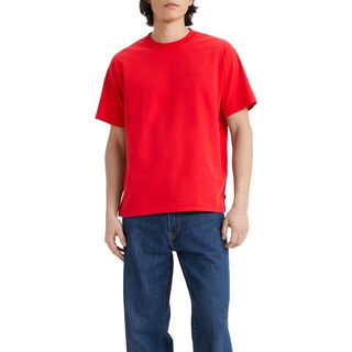 Levi's Herren Red Tab Vintage Tee T-Shirt, High Risk Red Garment Dye, XL