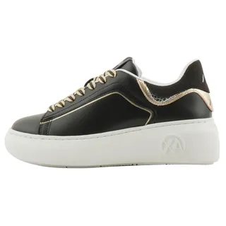 Armani Exchange Women's Super, high Sole, Black+ Pale, 40.5
