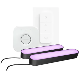 Philips Hue LED Tischleuchte Lightbar, Farbwechsel, LED fest integriert, Farbwechsler schwarz|weiß