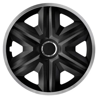 NRM Fast LUX 16 Zoll 4 Stück Schwarz/Silber