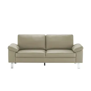 Sofa.de Einzelcouch Leder 1-Sitzer Beige