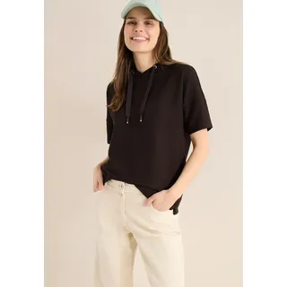 Cecil Hoodie Struktur Braun M